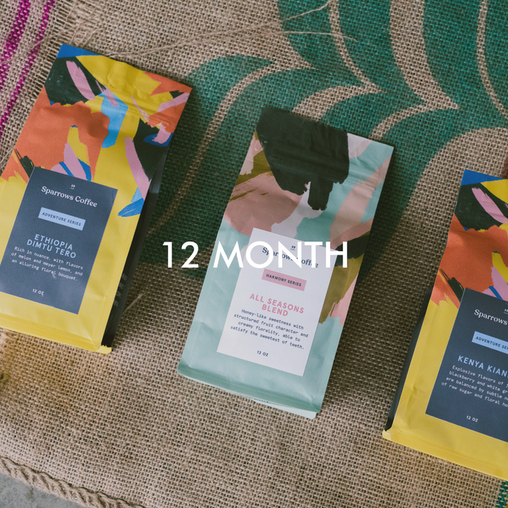 Light & Bright - 12 Month Subscription - Sparrows Coffee
