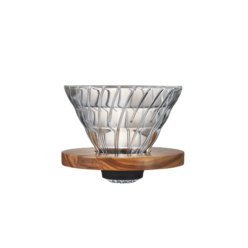 Hario V60 Olive Wood/Glass - Sparrows Coffee