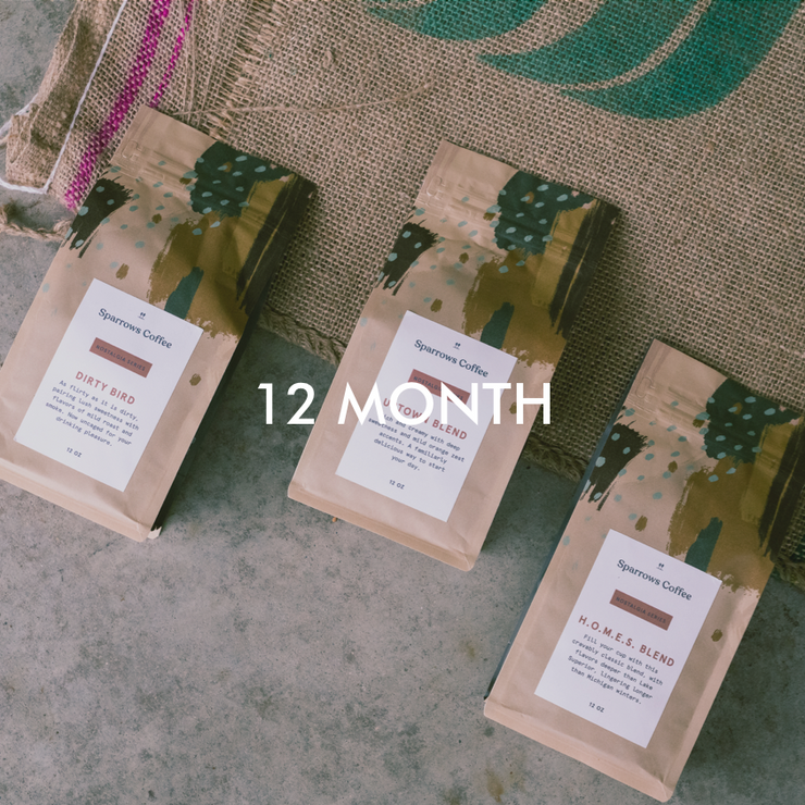 Warm & Cozy - 12 Month Subscription - Sparrows Coffee